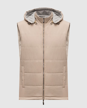 Doriani Cashmere Бежевий жилет A387CAPST3031