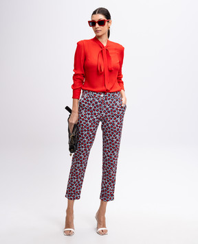 Ermanno Scervino Красная блузка из шелка D292K708GET