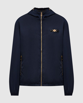 Versace Синя куртка з емблемою логотипа 10206851A02928