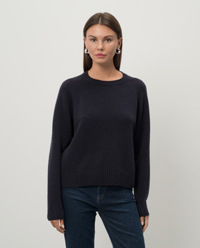 Max Mara Weekend Синий свитер GABBIA из шерсти GABBIA