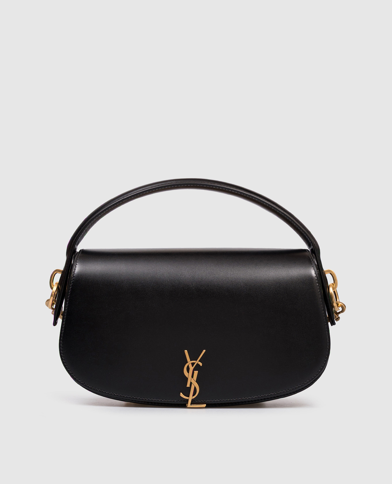 

Черная кожаная сумка-седл Voltaire, Черный, Сумки через плечо