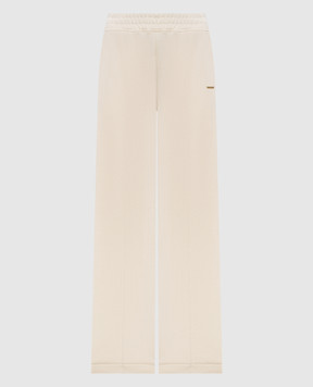Woolrich Бежевые спортивные брюки с логотипом CFWWTR2004FRUT5051