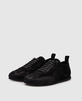Ann Demeulemeester Чорний замшеві кросівки Siru B0012585LT147