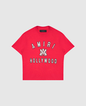 AMIRI Дитяча червона футболка MA HOLLYWOOD AKJYTE1020