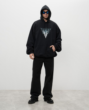 Vetements Синие худи с логотипом UA66HD740B