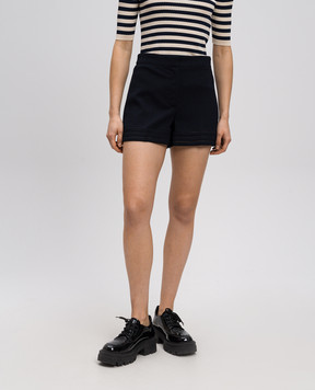 Twinset Синие шорты с логотипом логотип логотип 251TP2043