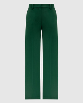 Max Mara Weekend Зелені штани VISIVO з вовни VISIVO