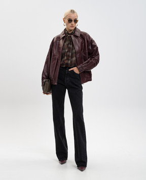 Saint Laurent Черные джинсы с логотип патч 834135Y13MA