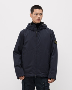 Stone Island Синя куртка з патчем логотипа K2S154100086S0A27