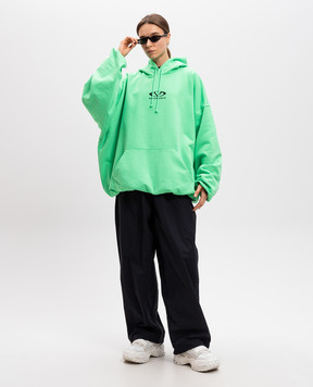Vetements Зеленые худи с логотипом UA66HD600Ew