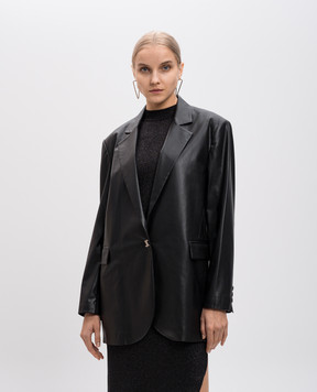 Twinset Чорний жакет з емблемою логотипа 242AQ2042