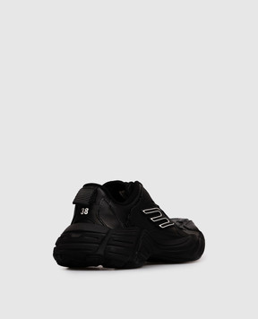 Balenciaga Чорні шкіряні кросівки Monday 825417WDTSC