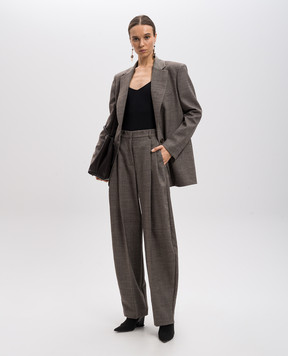 The Andamane Коричневі штани Tracy з вовни TM160471ATNW049