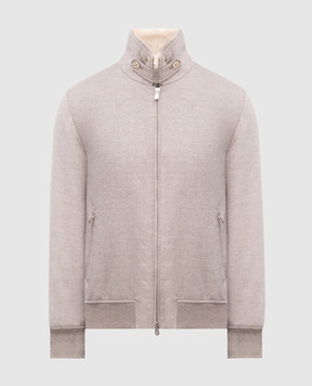 Brunello Cucinelli Бежевая куртка из кашемира MM4006889