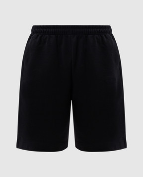 Vetements Чорні шорти з вишивкою логотипа UA66SS610Bm