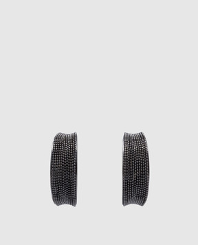 Peserico Серые серьги-конго Gilda E35434C0CC371