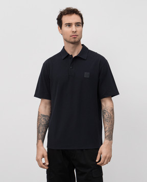 Stone Island Синє поло з логотипом K1S152200001S0F11