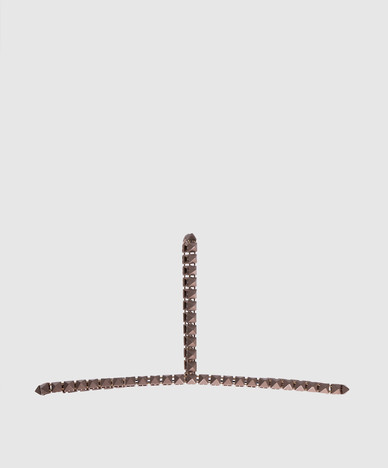 Бежевый обруч для волос Rockstud Spike