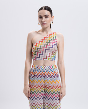 Missoni Топ на одне плече у візерунок з люрексом MC25SK01BR012R