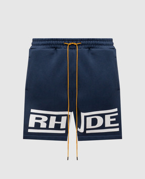 Rhude Сині шорти Champions з логотипом RHPS25SH02012