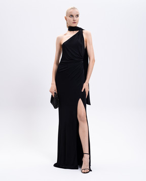 Tom Ford Чорна сукня максі на одне плече ABJ864JEX169