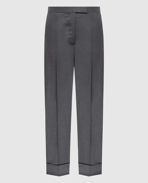 Thom Browne Серые брюки из шерсти FTC337A00626