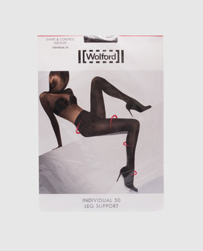 Wolford Коричневые колготки Individual 50 den 18600ОЗ16