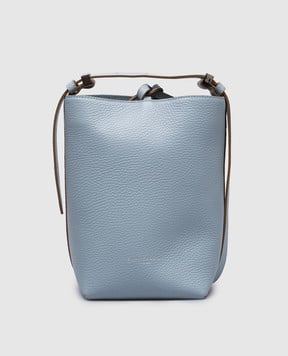 Gianni Chiarini Блакитна шкіряна сумка крос-боді Amelia BS11345COMMGRN