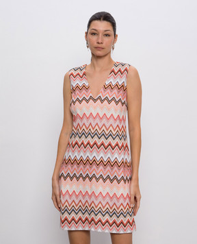 Missoni Рожева сукня міні у візерунок DS25SG1ABR00ZU