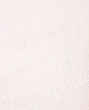 Blumarine Розовый набор постельного белья с вышивкой логотипа с кружевом H0000210091