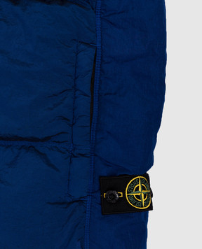 Stone Island Дитячий синій пуховий жилет з логотипом K2S16G100001S00191012