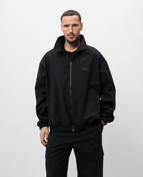 Dolce&Gabbana Черная куртка из шерсти с логотипом G9BLBTGI872