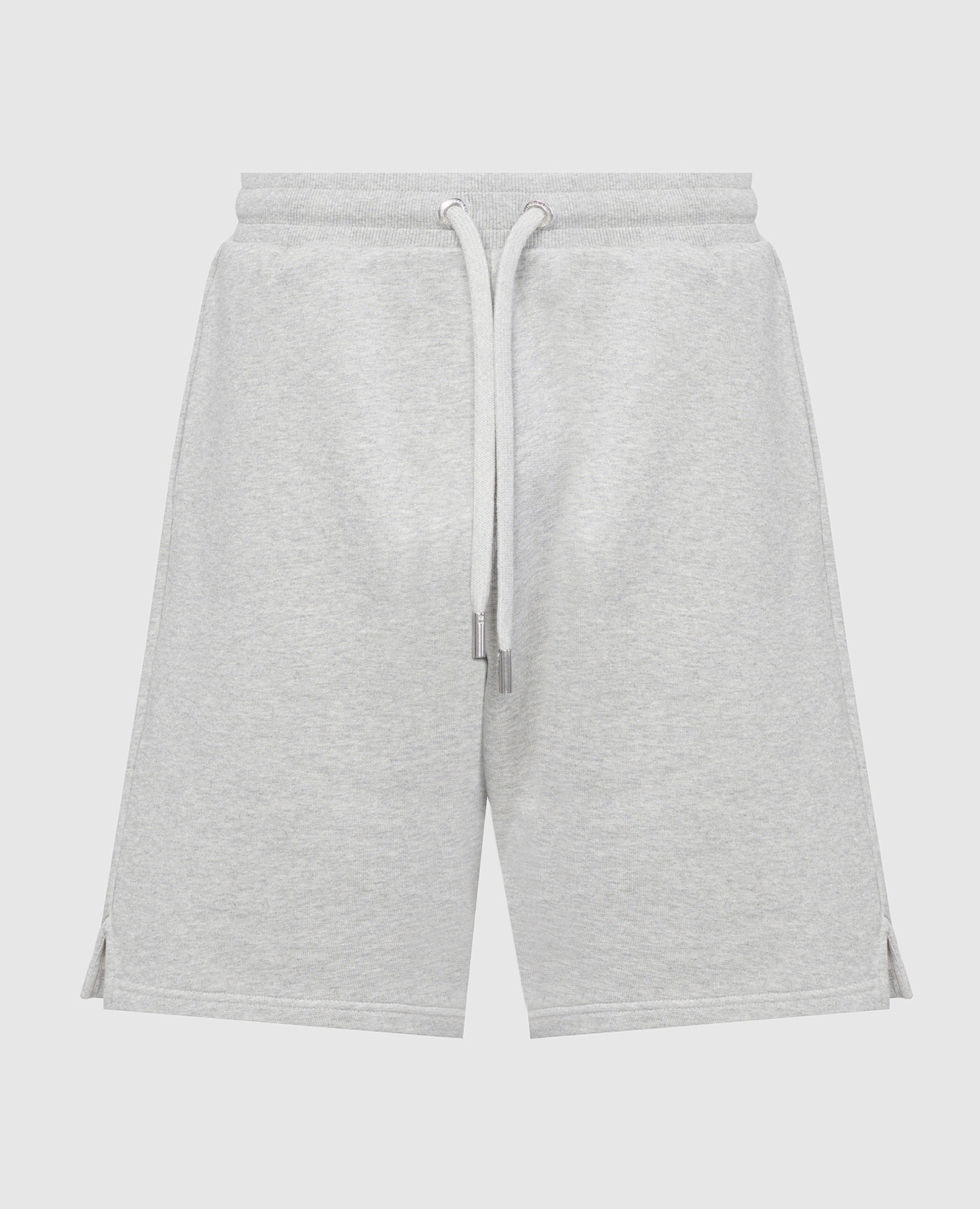 Gray shorts with logo