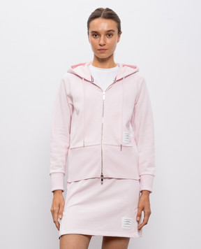 Thom Browne Розовая спортивная куртка с логотипом FJT382A03037