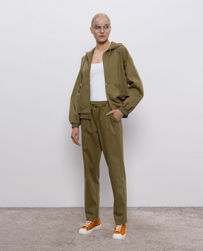 Twinset Зелені джинси з логотипом 251LL22AA