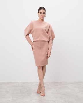 Tom Ford Бежева сукня міні з вовни AB1979