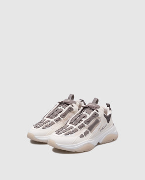 AMIRI Білі комбіновані кросівки Bone Runner AMFOSR1091