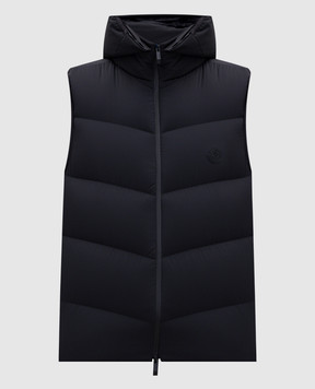 Moncler Чорний пуховий жилет Guersac K20911A00042597YD
