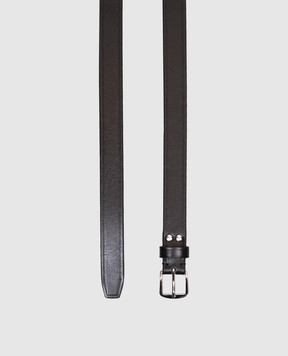 Ann Demeulemeester Черный кожаный пояс Mape B0012595LT128
