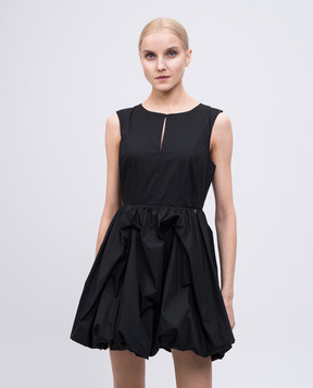 Twin Set Actitude Чорна сукня міні з логотипом 251AP2301