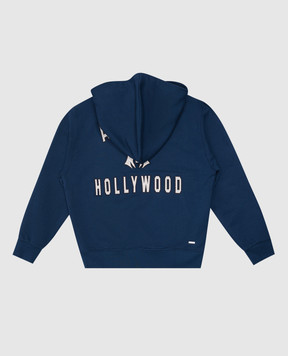 AMIRI Дитяче синє худі MA HOLLYWOOD AKJYHD1017