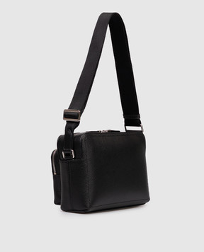 Bally Чорна шкіряна сумка Capitol з логотипом MAC06IVT710