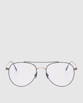 Tom Ford Чорні окуляри BLUE BLOCK з логотипом FT6040B