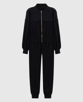 Twinset Черный спортивный костюм с узором логотипа 252TP2610