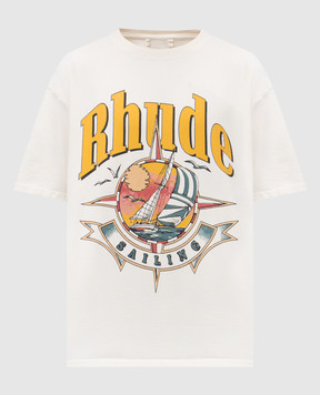 Rhude Біла футболка Port De Rhude RHSS25TT01012