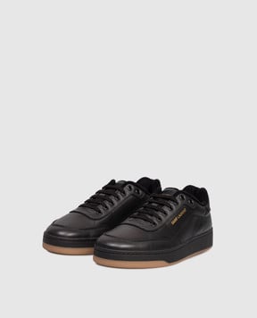Saint Laurent Чорні шкіряні кросівки SL/61 81947600N00