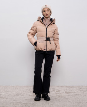 Moncler Grenoble Чорний гірськолижний комбінезон з логотипом K20982G00013597S5