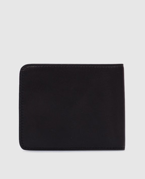 Stefano Ricci Чорне шкіряне портмоне з металевою емблемою у вигляді голови орла PP302SPIUMR