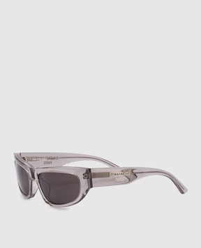 Balenciaga Серые очки с контрастным логотипом 812861T0039w