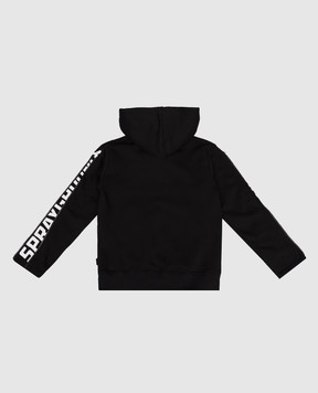 Sprayground Детское черное утепленное худи Zipper SPY1341G